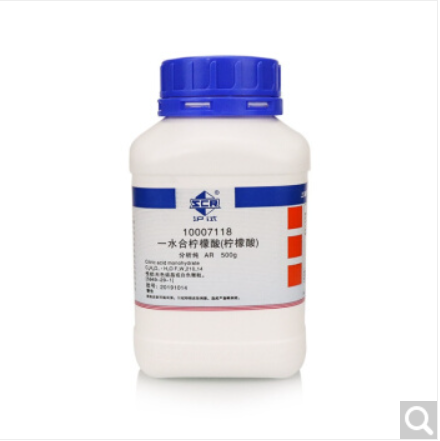 柠檬酸，一水 AR（沪试），≥99.5% | 500g  10007118